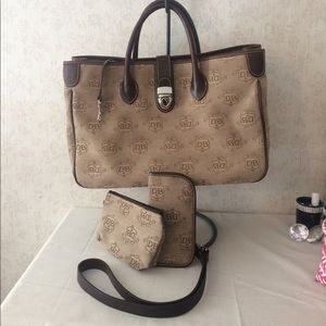 Dooney & Bourke Signature Crest Purse/satchel